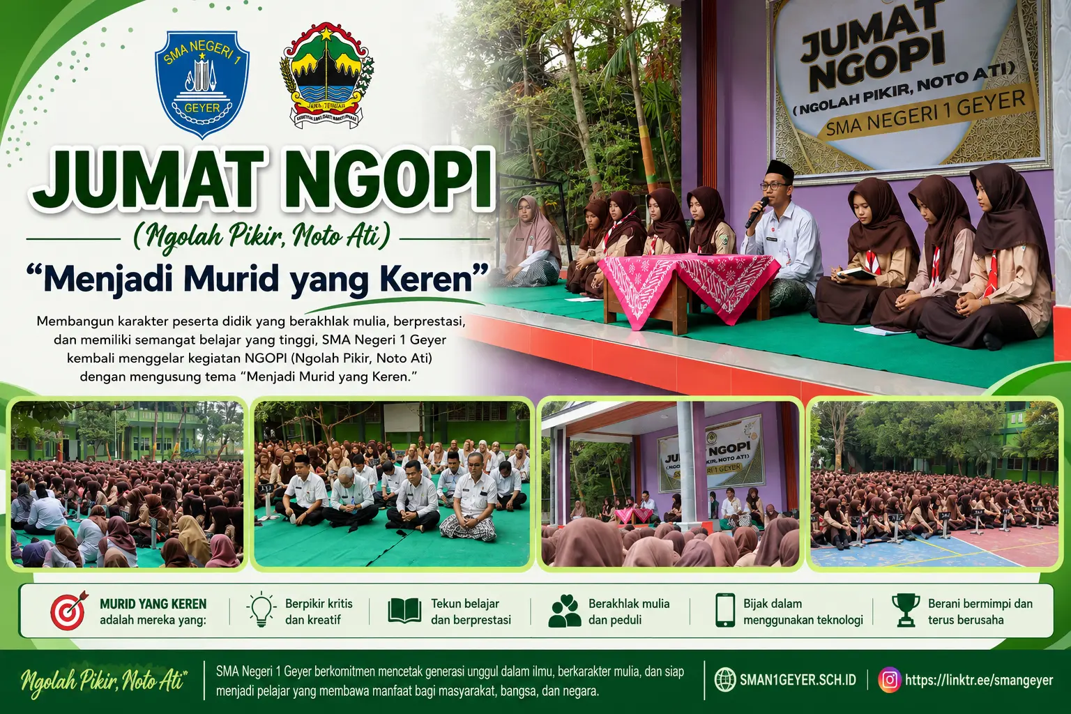 JUMAT NGOPI ( Ngolah Pikir Noto Ati )