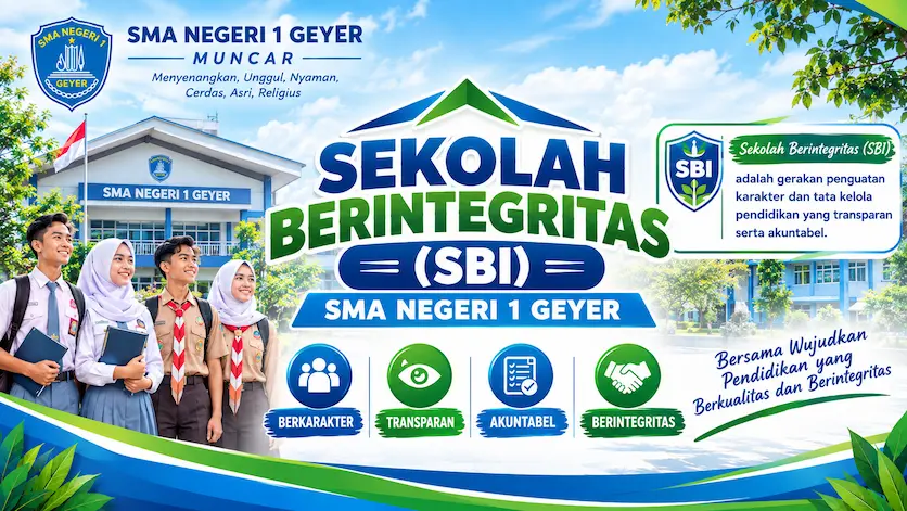 SMA Negeri 1 Geyer Perkuat Komitmen Integritas melalui Pakta Integritas dan Laporan Tata Kelola
